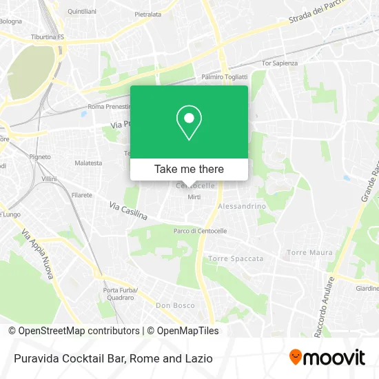 Puravida Cocktail Bar map
