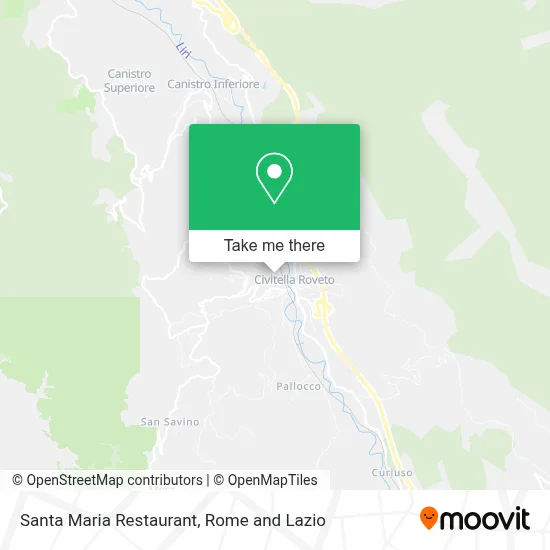 Santa Maria Restaurant map
