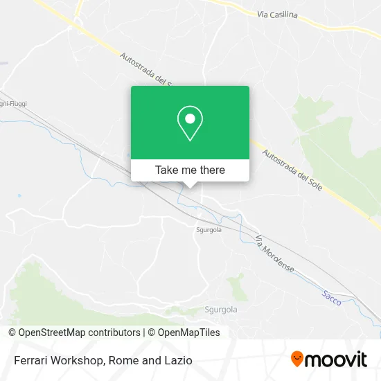 Ferrari Workshop map