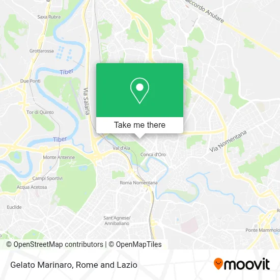 Gelato Marinaro map