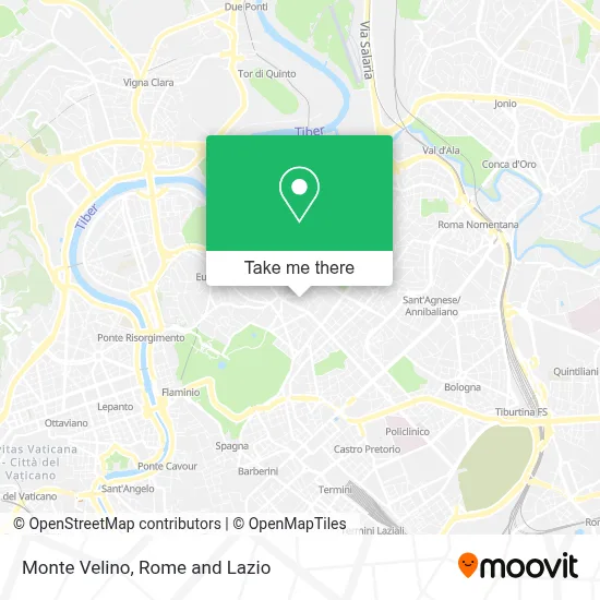 Monte Velino map