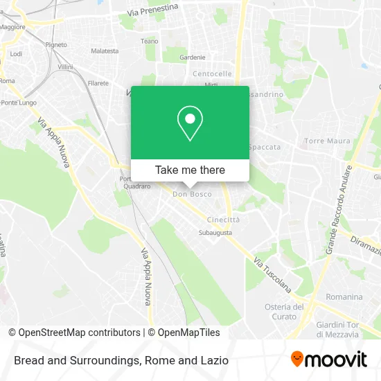 Bread and Surroundings map