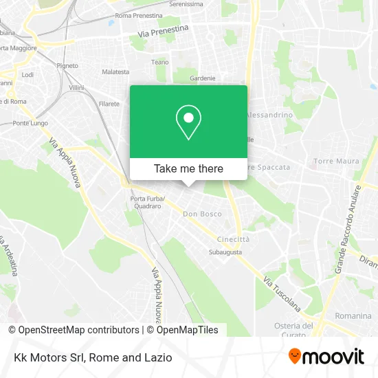 Kk Motors Srl map