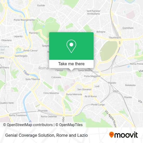 Genial Coverage Solution map