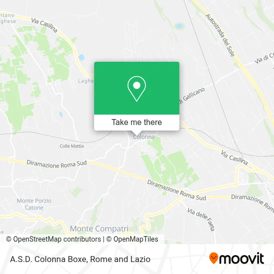 A.S.D. Colonna Boxe map