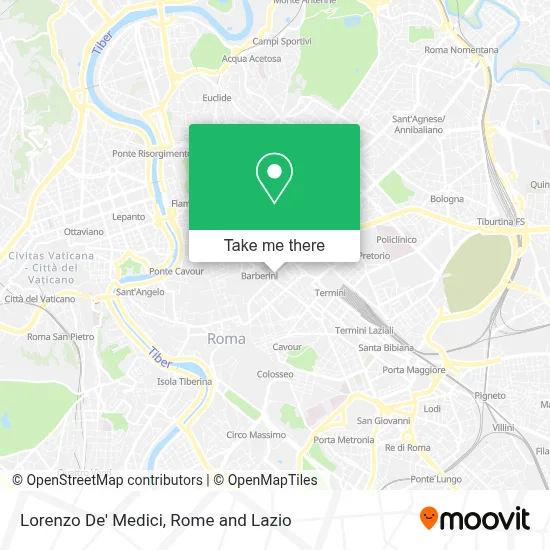 Lorenzo De' Medici map