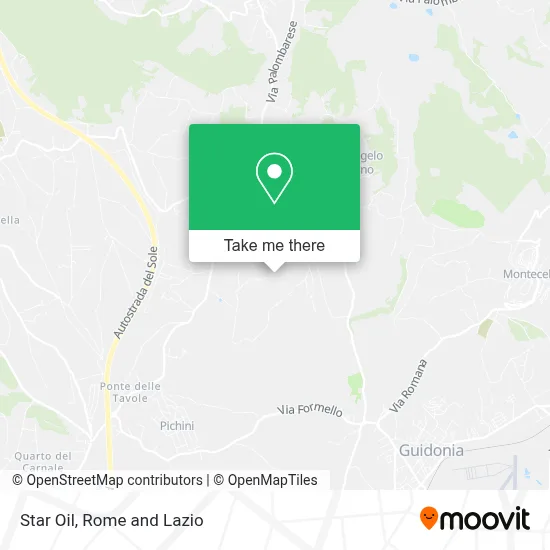Star Oil map