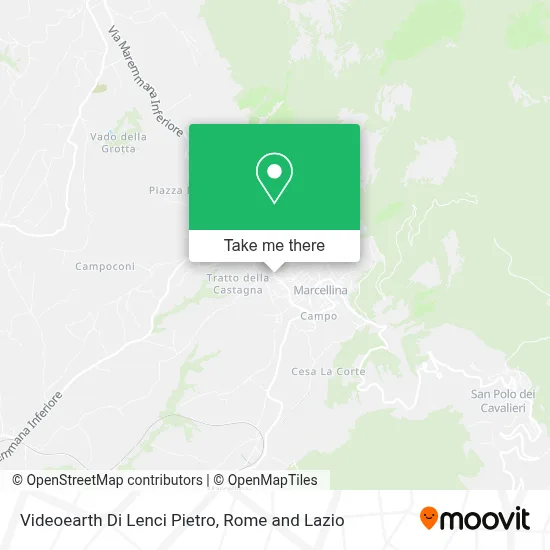 Videoearth Di Lenci Pietro map
