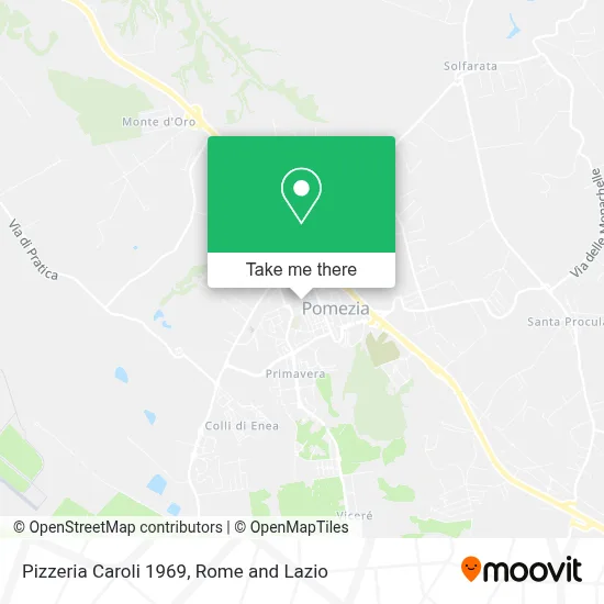 Pizzeria Caroli 1969 map