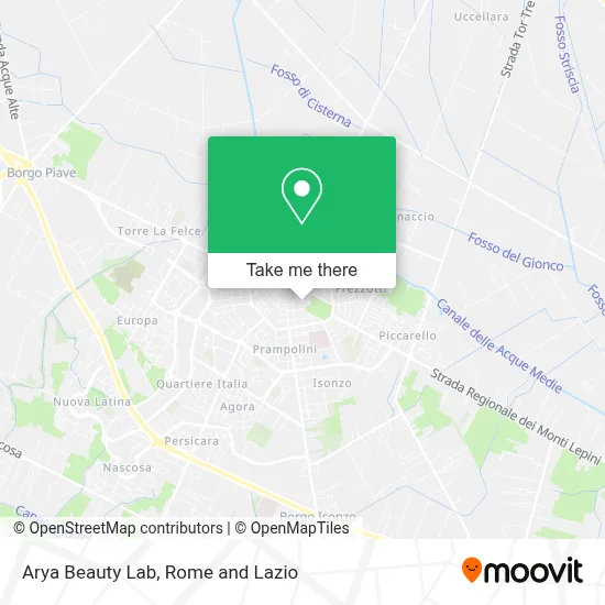 Arya Beauty Lab map