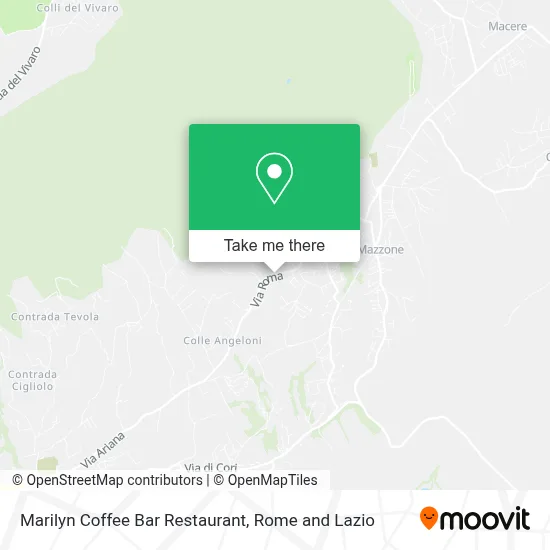 Marilyn Coffee Bar Restaurant map