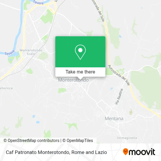 Caf Patronato Monterotondo map
