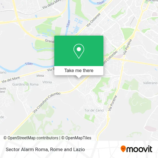 Sector Alarm Roma map