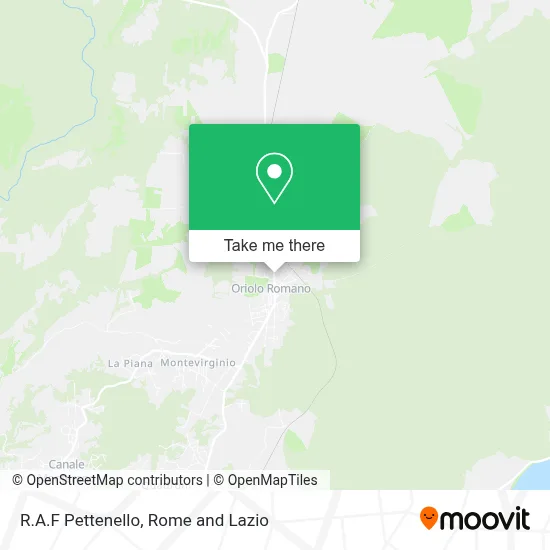 R.A.F Pettenello map