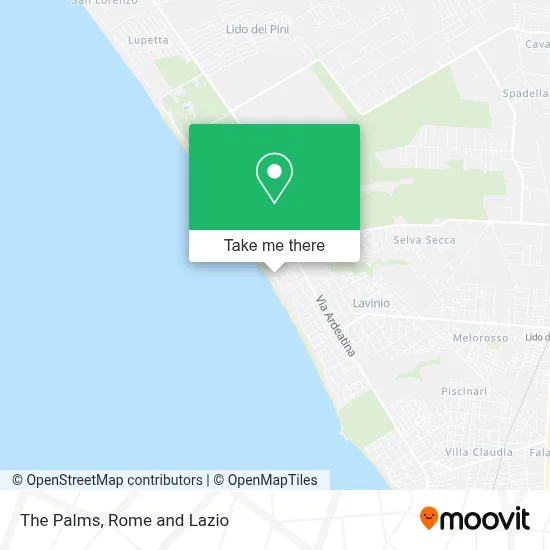 The Palms map