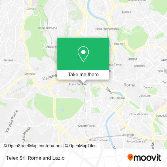 Telex Srl map