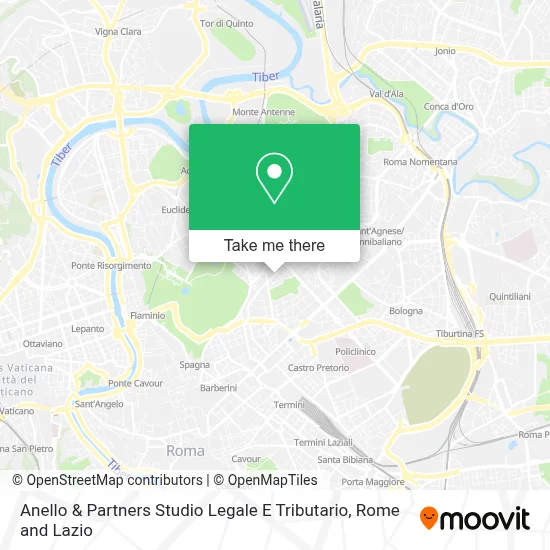 Anello & Partners Studio Legale E Tributario map