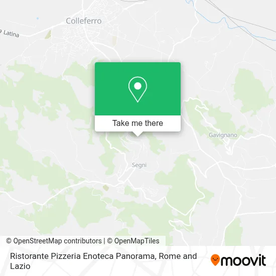 Ristorante Pizzeria Enoteca Panorama map
