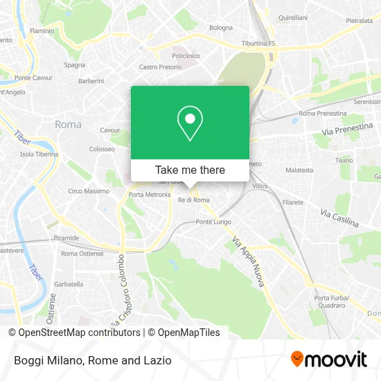 Boggi Milano map
