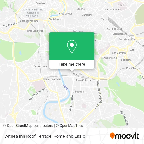 Althea Inn Roof Terrace map