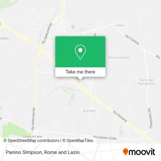Panino Simpson map