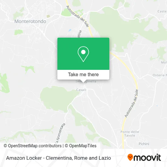 Amazon Locker - Clementina map