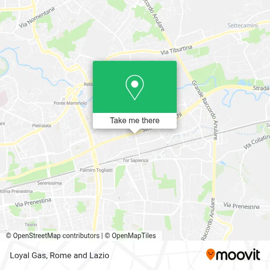 Loyal Gas map