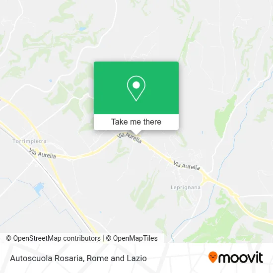 Autoscuola Rosaria map