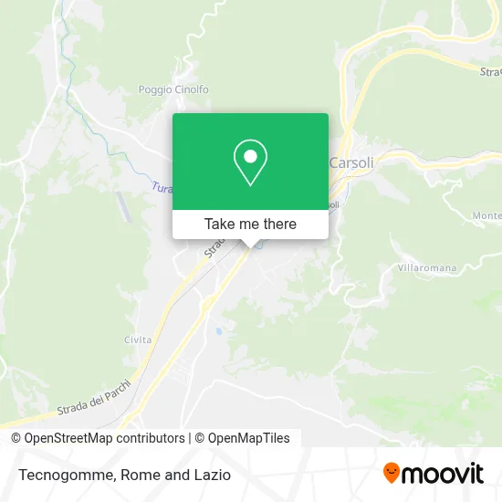 Tecnogomme map