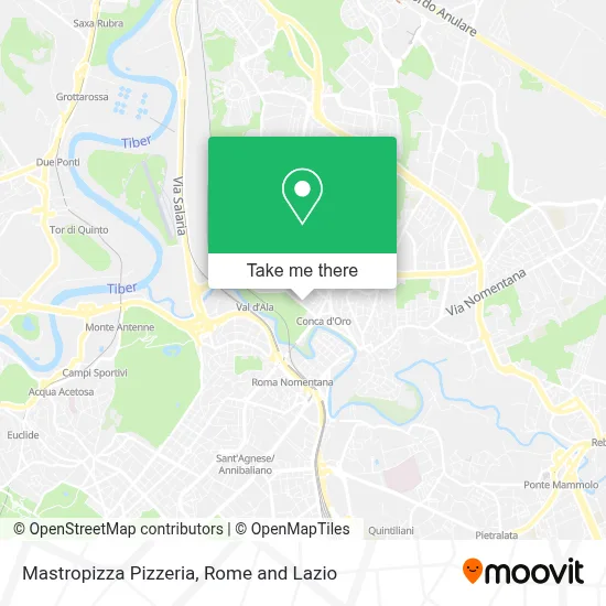 Mastropizza Pizzeria map