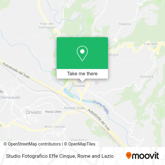 Studio Fotografico Effe Cinque map