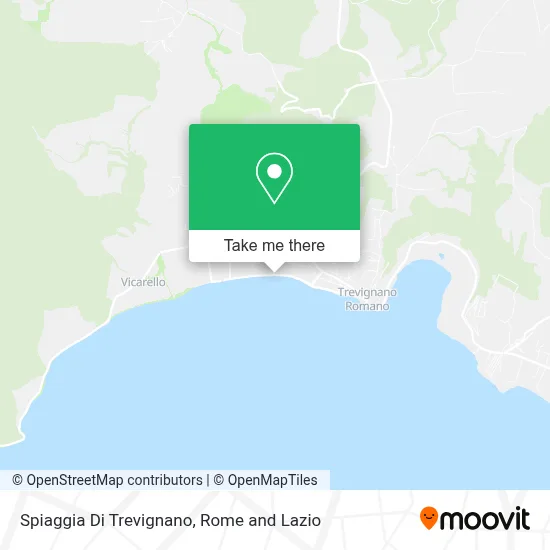 Spiaggia Di Trevignano map