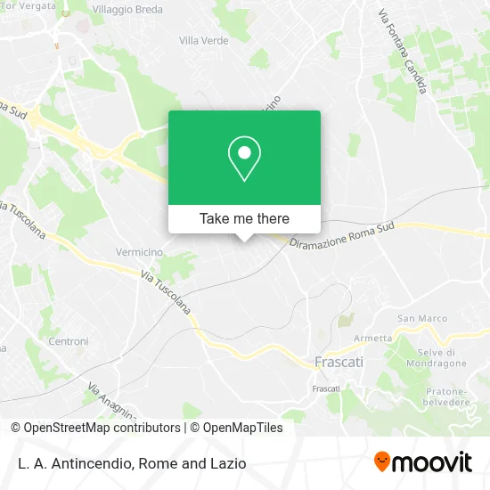 L. A. Antincendio map