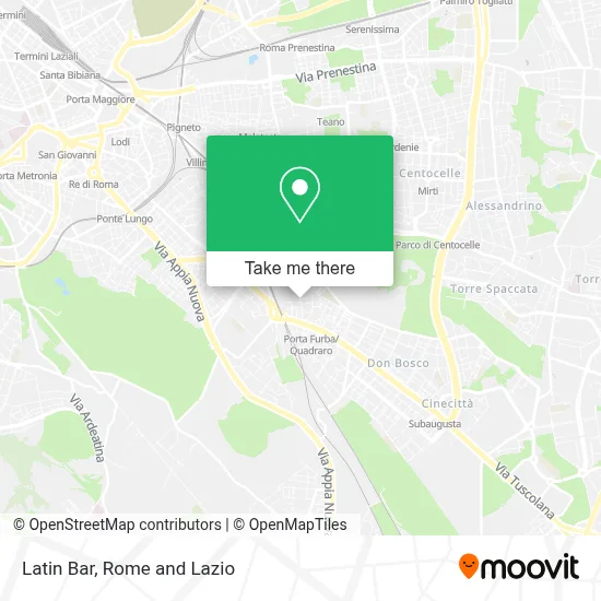 Latin Bar map