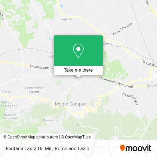 Fontana Laura Oil Mill map