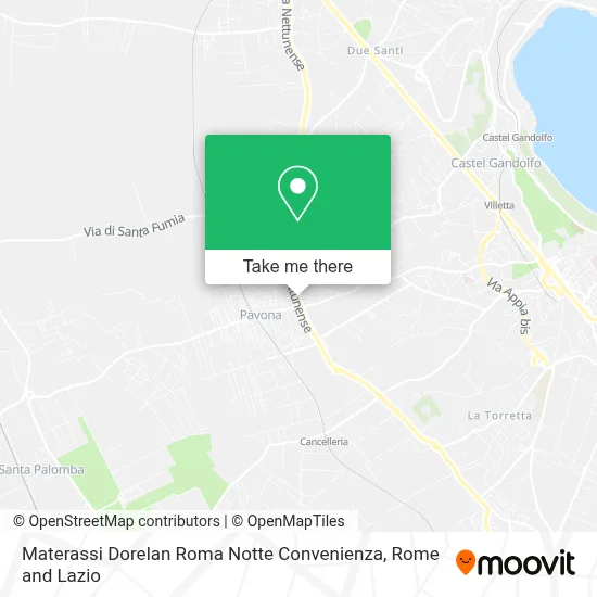 Materassi Dorelan Roma Notte Convenienza map