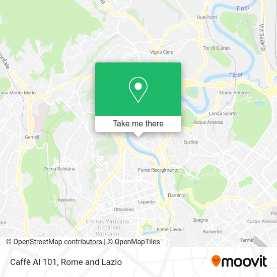 Caffè Al 101 map