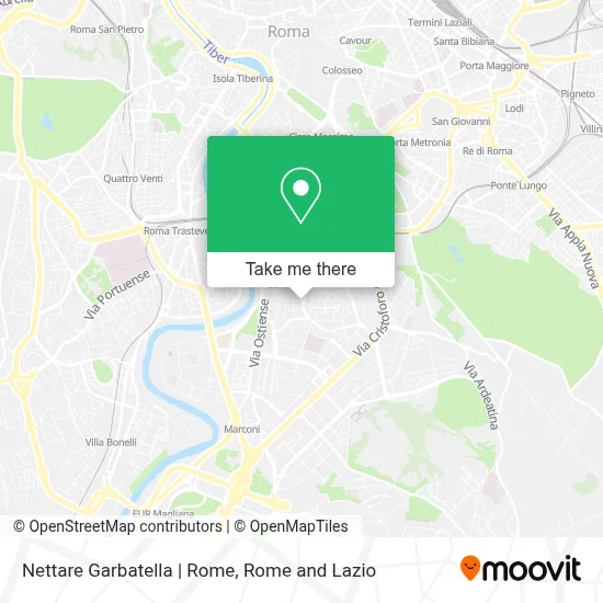Nettare Garbatella | Rome map