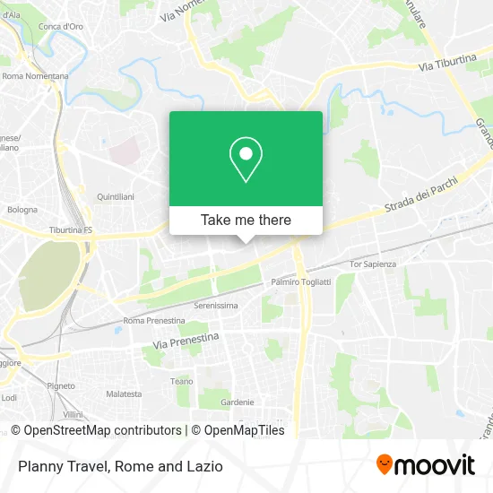 Planny Travel map