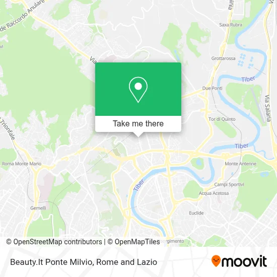 Beauty.It Ponte Milvio map