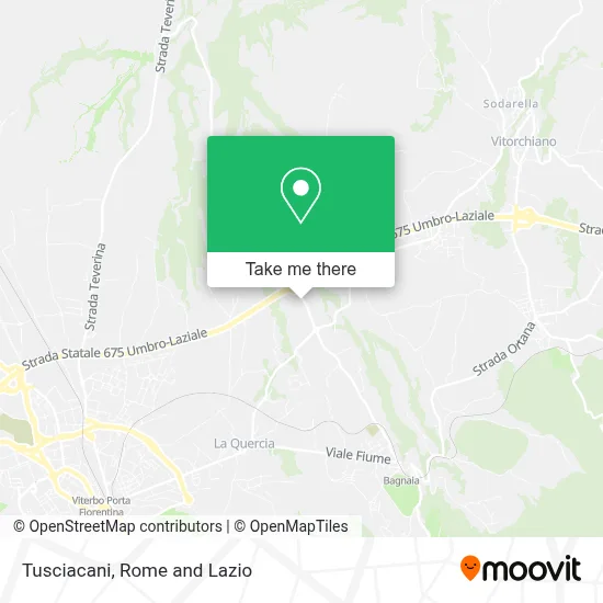 Tusciacani map