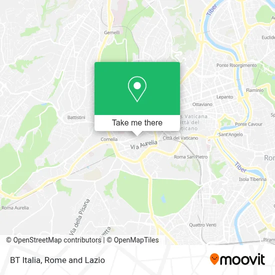 BT Italia map