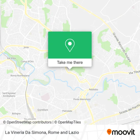 La Vineria Da Simona map