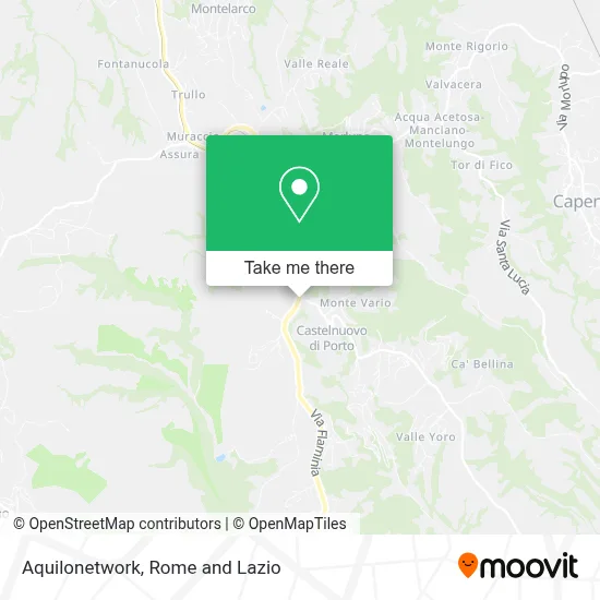Aquilonetwork map
