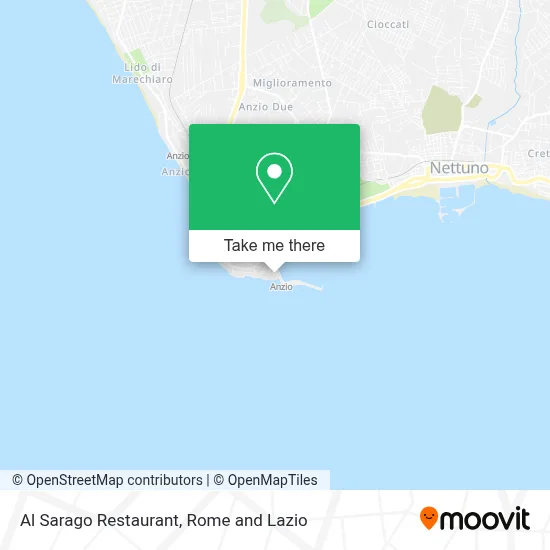 Al Sarago Restaurant map