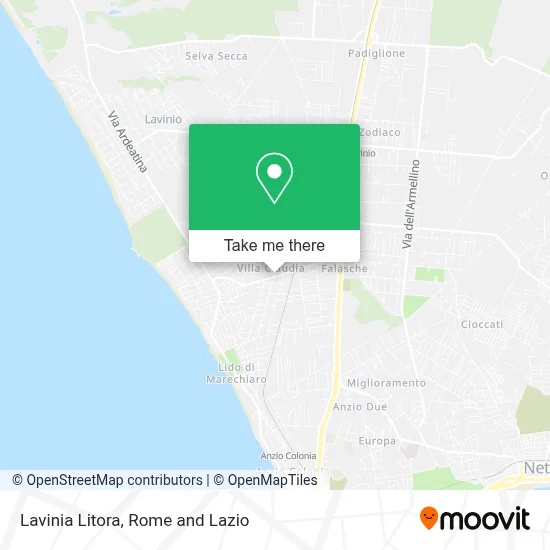 Lavinia Litora map