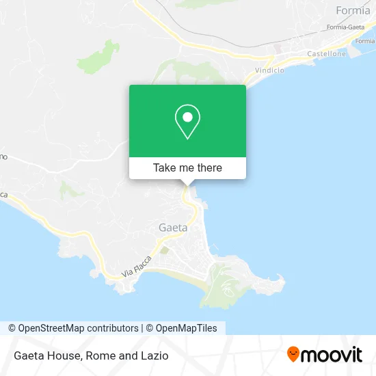 Gaeta House map