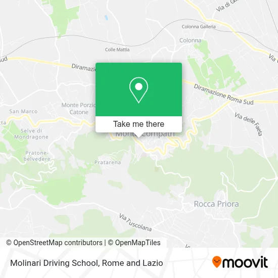 Molinari Driving School map