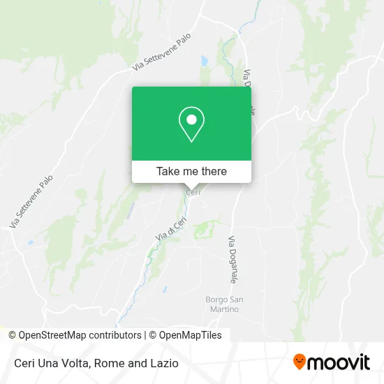Ceri Una Volta map
