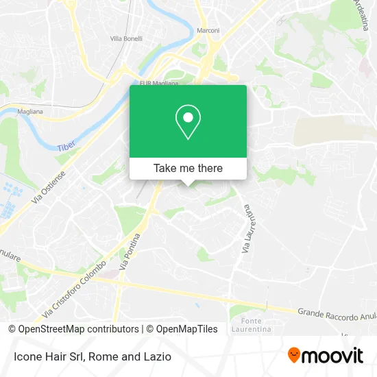 Icone Hair Srl map